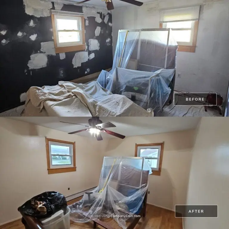Interior Bedroom Painting in Eynon