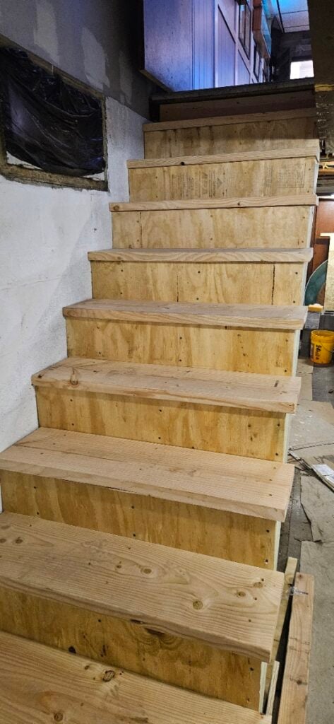 Basement Stair Repair in Jessup
